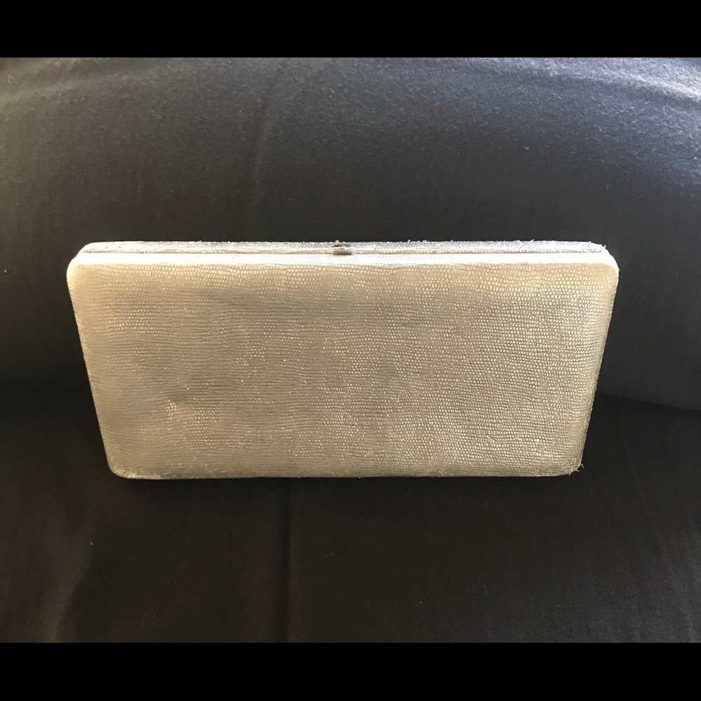Abas metallic snakeskin full frame wallet